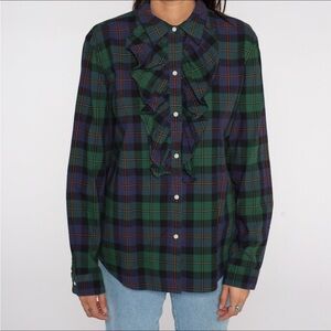 Vintage Tartan Tuxedo Button Down